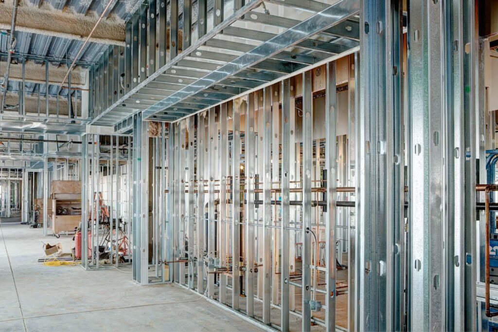 metal framing installation