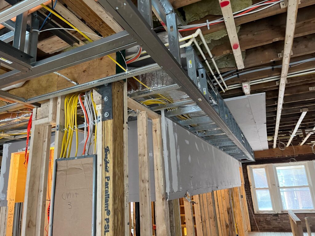 metal framing installation
