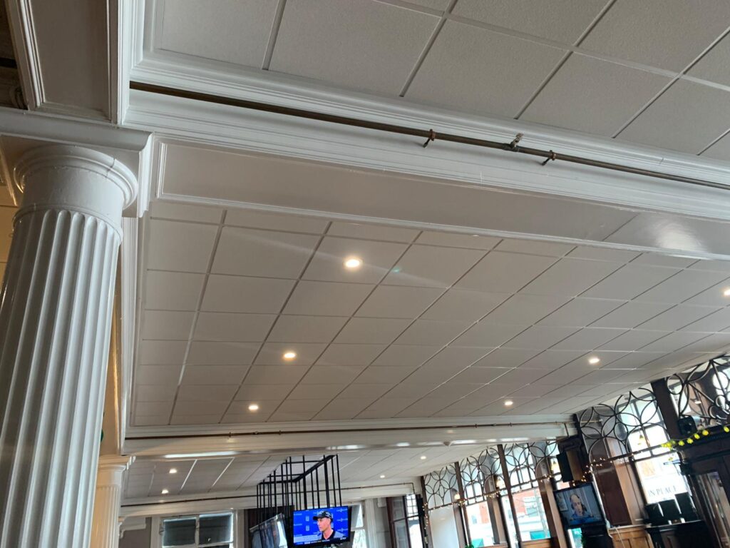 drop ceiling installation commercial